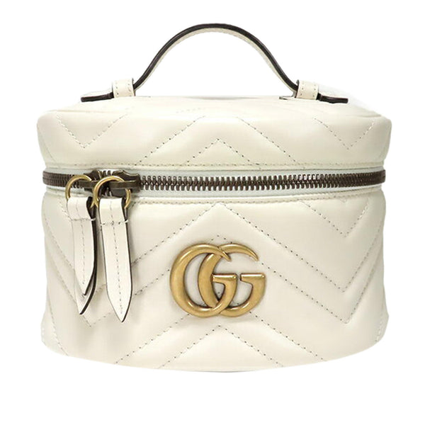 Gucci GG Marmont Leather Round Backpack (SHG-oXsHC9)