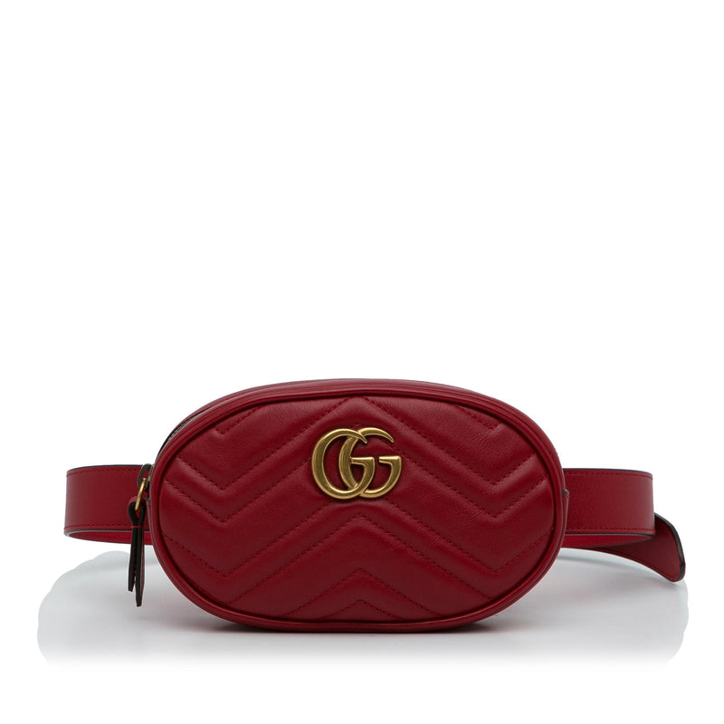 Gucci GG Marmont Matelasse Belt Bag SHG 4nTAuV LuxeDH