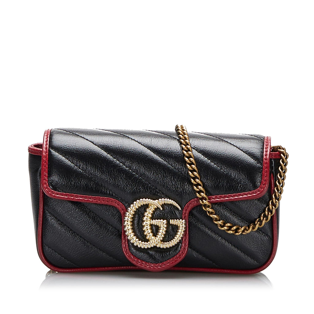 Gucci GG Marmont Super Mini shoulder bag  Gg marmont super mini, Marmont  super mini, Street style outfit