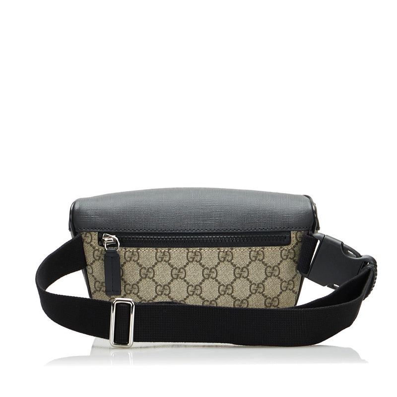 Gucci Black GG Supreme Canvas Belt Bag Gucci