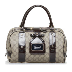 Gucci GG Supreme Mini Joy Boston Bag - Brown Mini Bags, Handbags