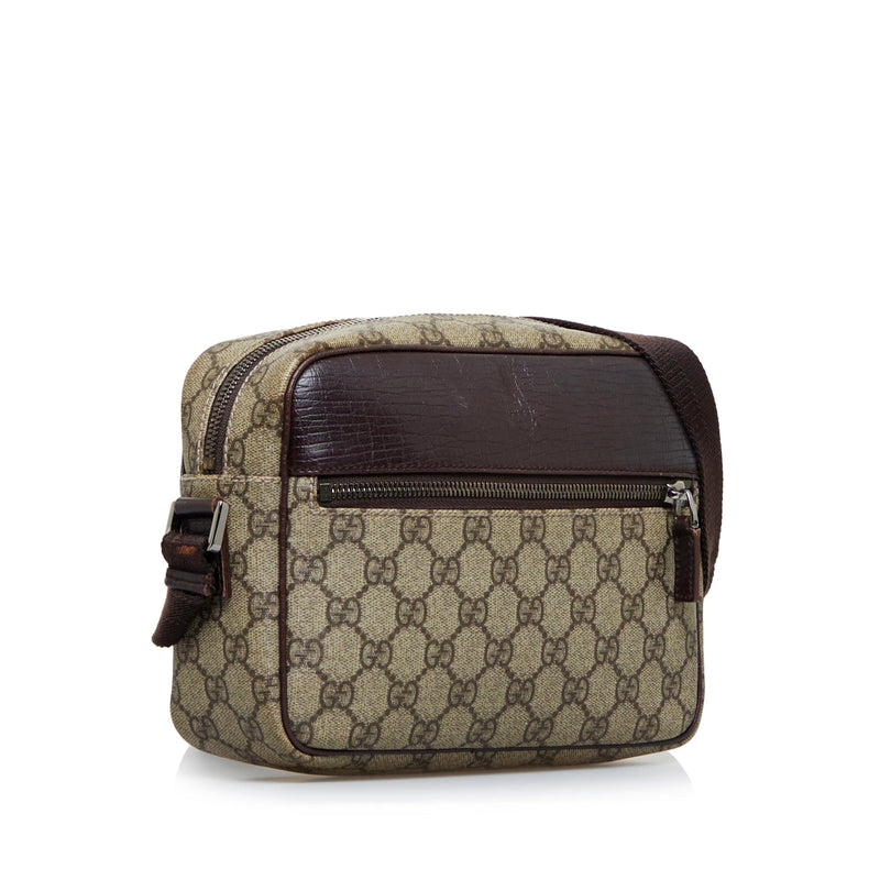 Gucci Supreme Convertible Backpack Briefcase GG Coated Canvas at