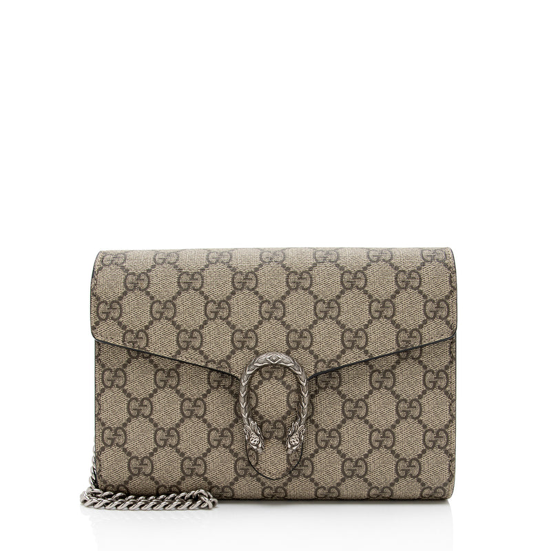 overraskelse Tryk ned Catena Gucci GG Supreme Dionysus Wallet on Chain Bag (SHF-6kyJO9) – LuxeDH