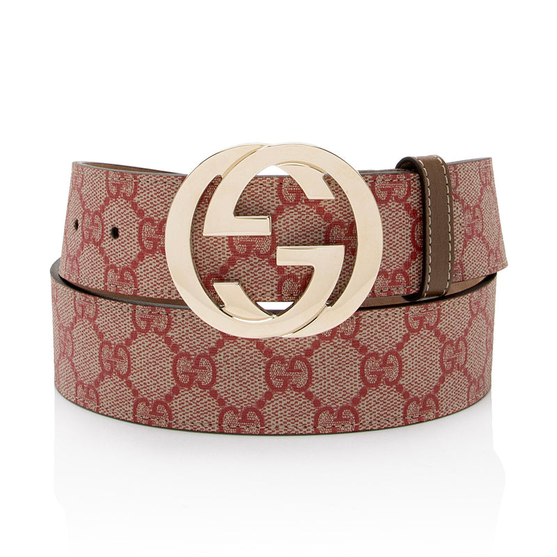 Gucci Gg Interlocking Buckle Belt
