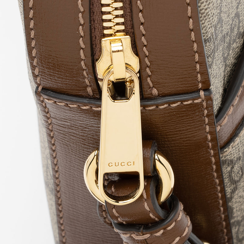 Gucci Calfskin Interlocking G Top Handle Small Shoulder Bag (SHF