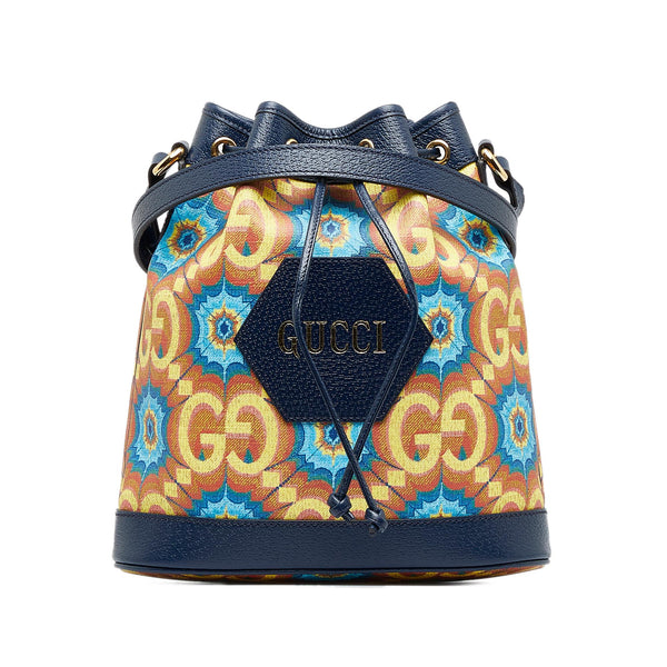 Gucci GG Supreme Kaleidoscope 100 Bucket Bag (SHG-0Z1SMu)