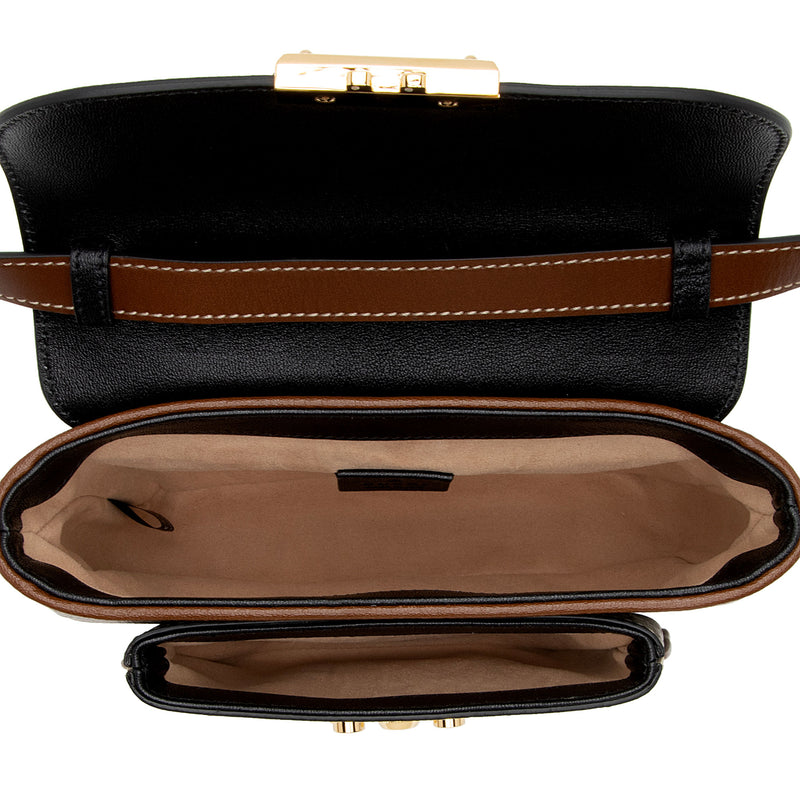 Gucci GG Supreme Leather Padlock Mini Crossbody Bag (SHF-xCSti7) – LuxeDH
