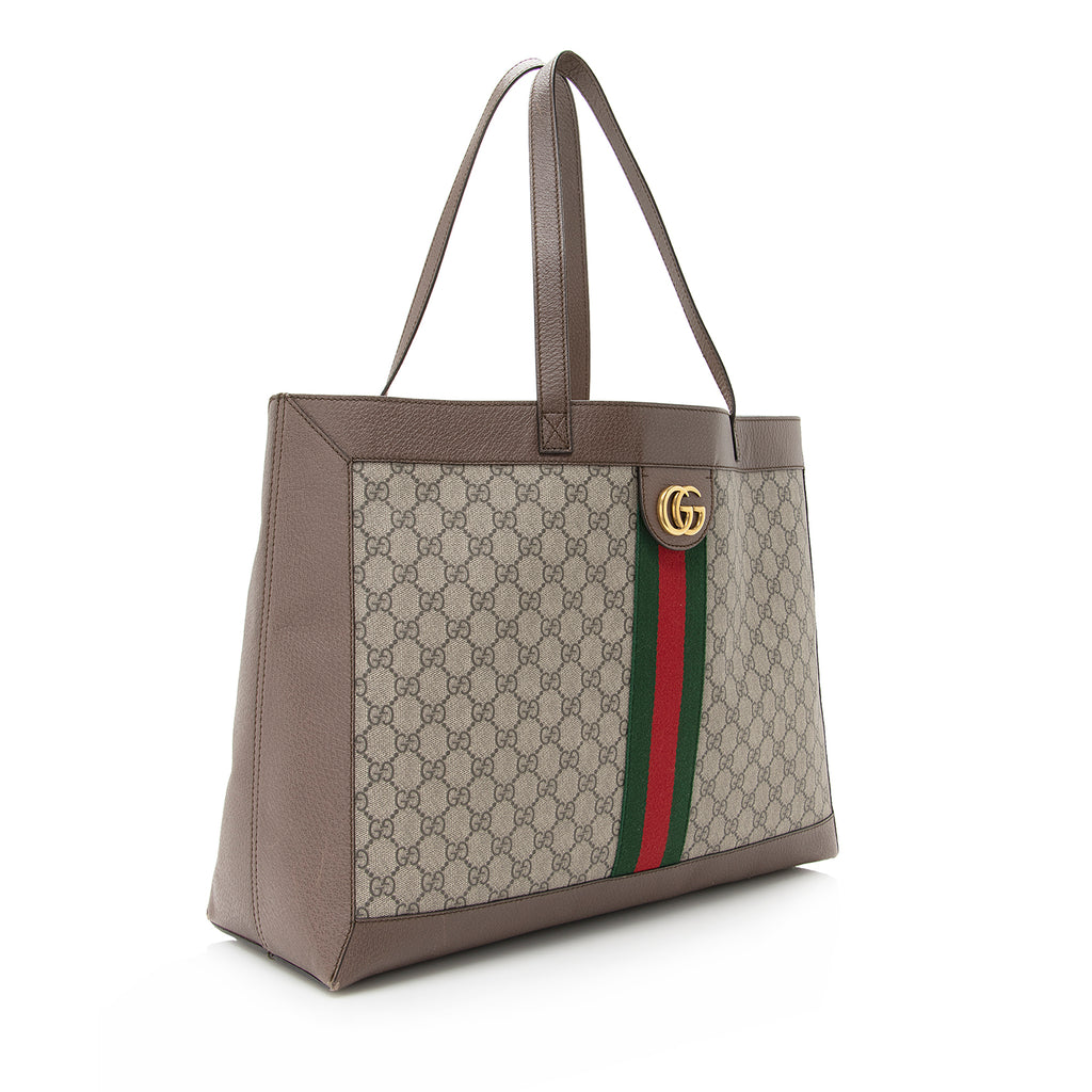 Gucci Pre-Owned GG Supreme Web Loop Tote Bag - Farfetch