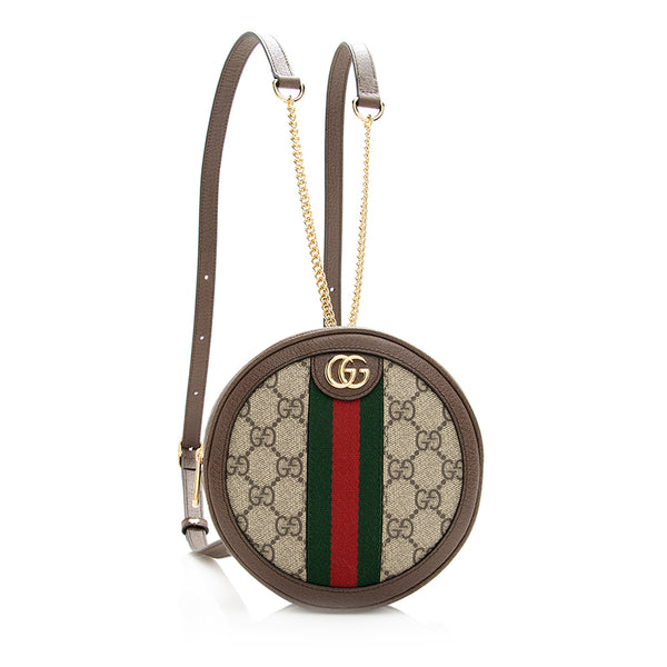 Gucci GG Supreme Ophidia Small Chain Shoulder Bag (SHF-22512