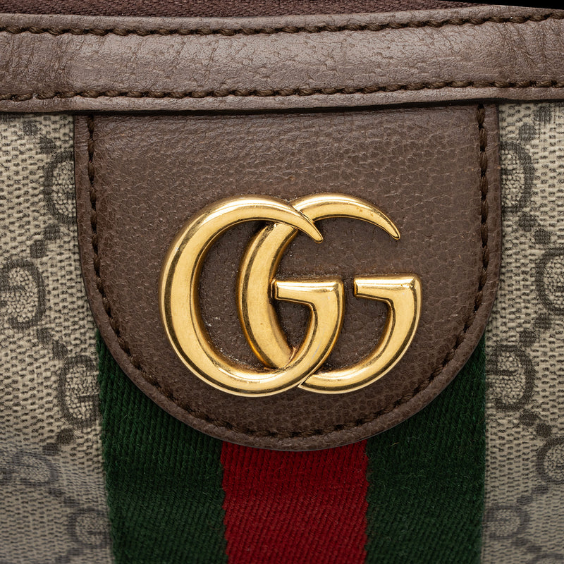 Gucci Pre-Owned medium GG Supreme Ophidia crossbody bag, Brown