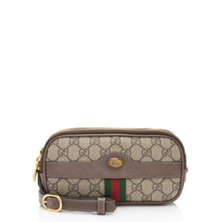 Gucci GG Supreme Ophidia Triple Zip Crossbody Bag (SHF-HPxCwf)