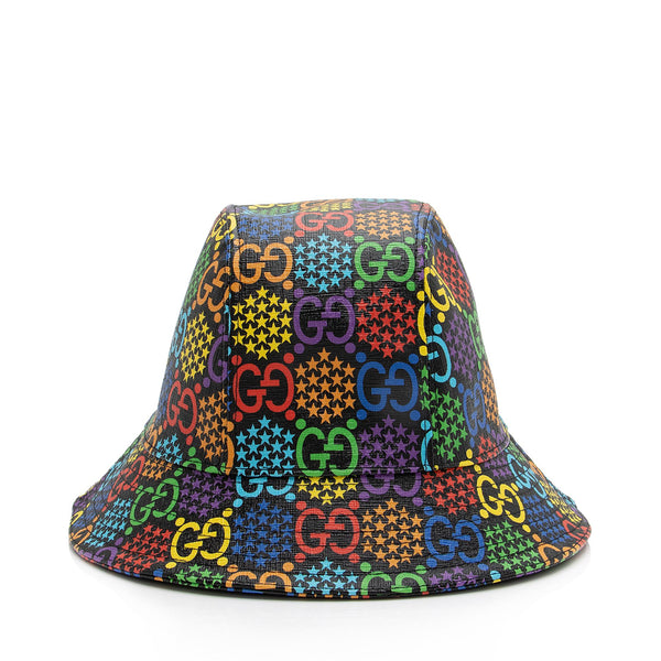 Gucci GG Supreme Psychedelic Fedora Hat - Size M (SHF-23709)