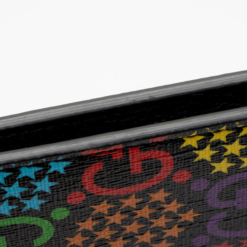 Gucci GG Supreme Psychedelic Zip Wristlet (SHF-10xPKj)