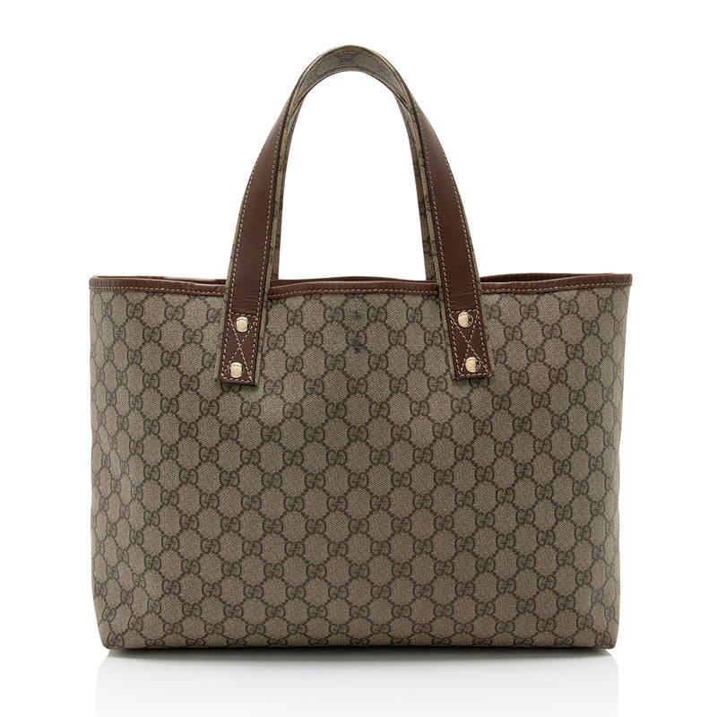 Gucci GG Supreme Signature Web Loop Medium Tote (SHF-fMwInk)