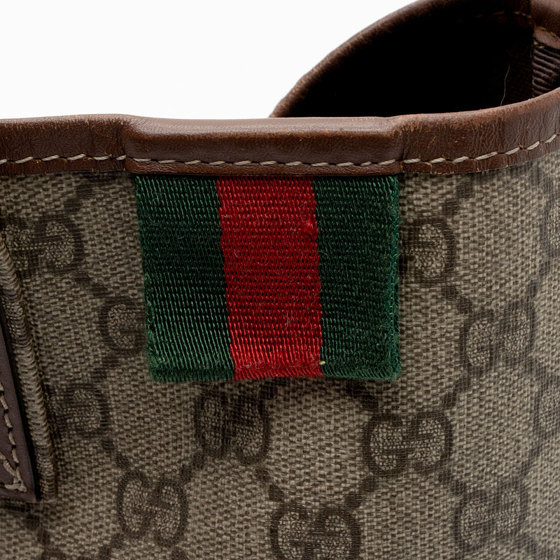 Gucci GG Supreme Signature Web Loop Medium Tote (SHF-fMwInk)