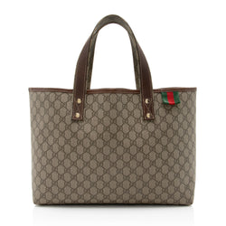 Gucci GG Supreme Signature Web Loop Medium Tote (SHF-fMwInk)