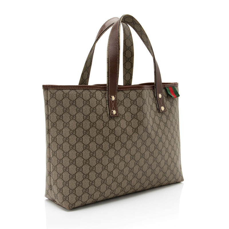 Gucci GG Supreme Signature Web Loop Medium Tote (SHF-fMwInk)