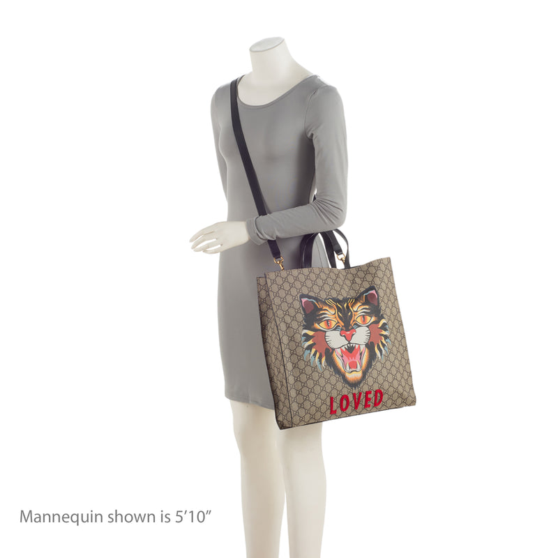 Gucci angry cat clearance tote