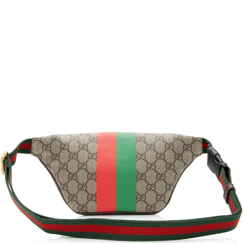 Gucci GG Monogram Tiger Beige Coated Canvas Mini Bag Crossbody