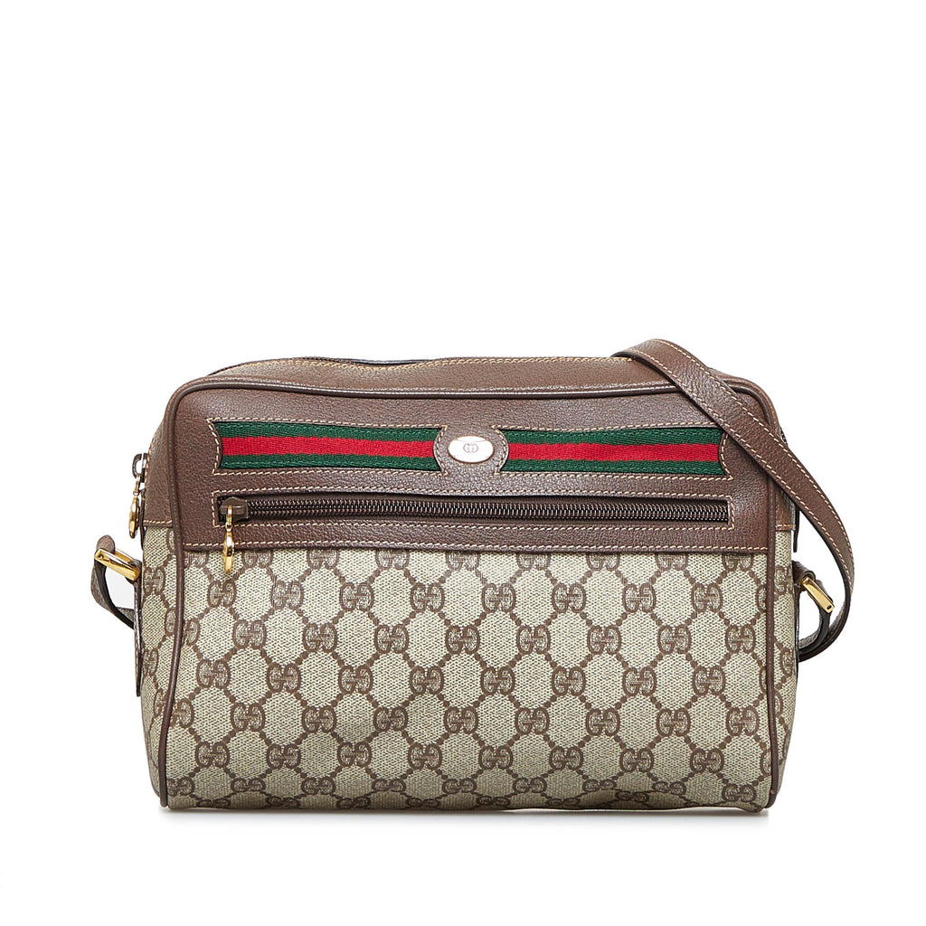 Gucci GG Supreme Web Crossbody (SHG-Dazr8b) – LuxeDH