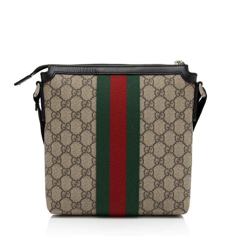 Gucci Supreme Web Large Flap Messenger Bag - A World Of Goods For You, LLC