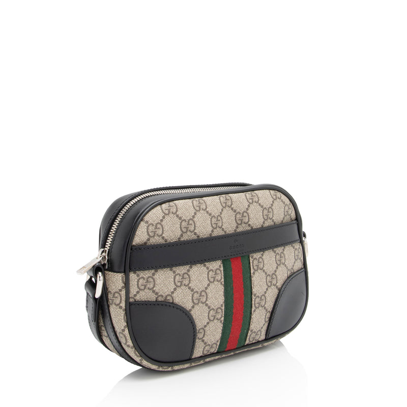 Gucci GG Supreme Web Small Camera Bag (SHF-CyfA5i)