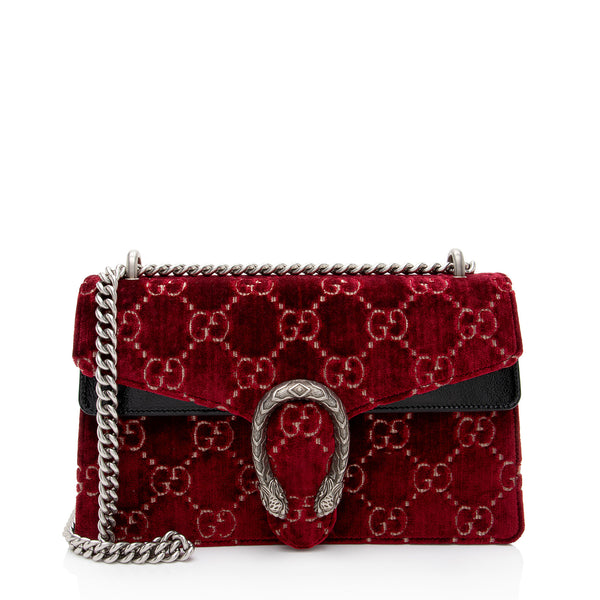 Gucci GG Velvet Dionysus Small Shoulder Bag (SHF-kIQQ0H)