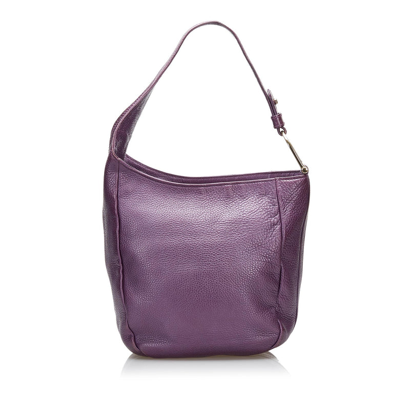 Gucci - Authenticated Handbag - Leather Purple for Women, Never Worn