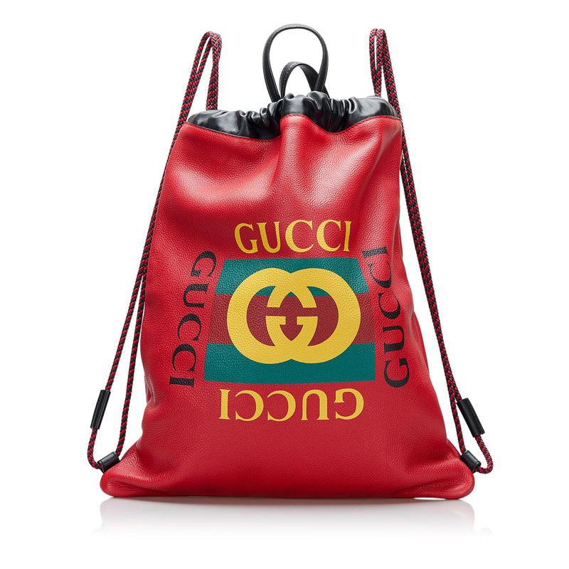 Gucci Gucci Logo Backpack (SHG-WNOeip) – LuxeDH