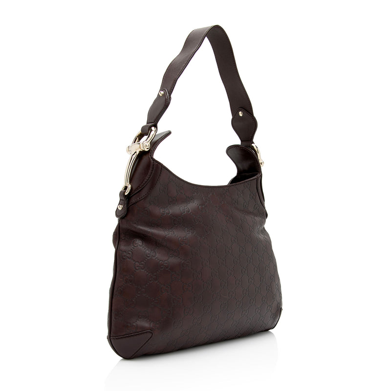 Gucci Guccissima Leather Creole Hobo (SHF-1LM6Nu)