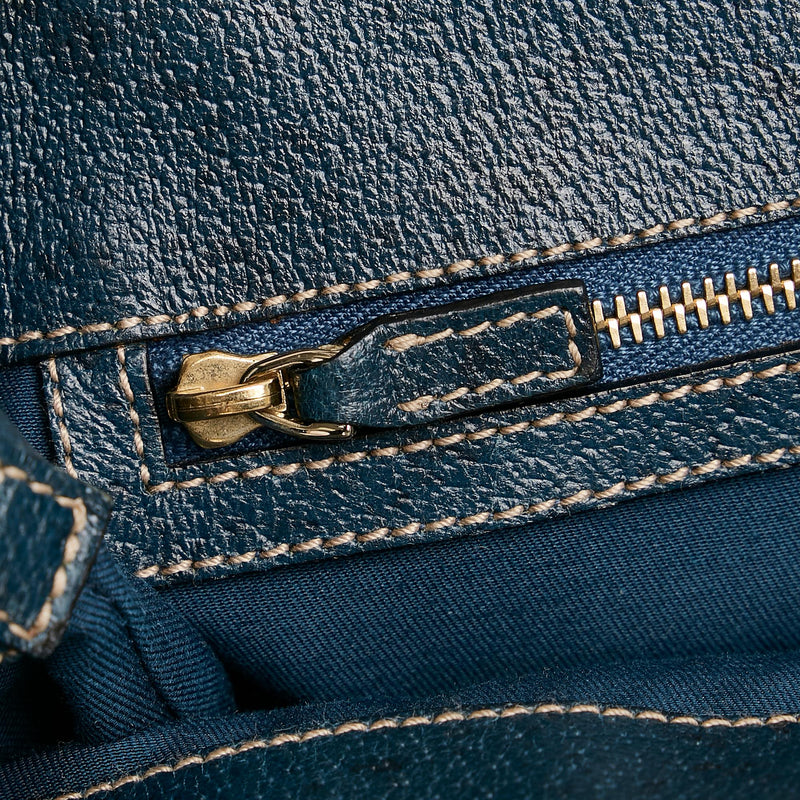 Gucci Horsebit Embossed Leather Shoulder Bag (SHG-96c9Qj) – LuxeDH