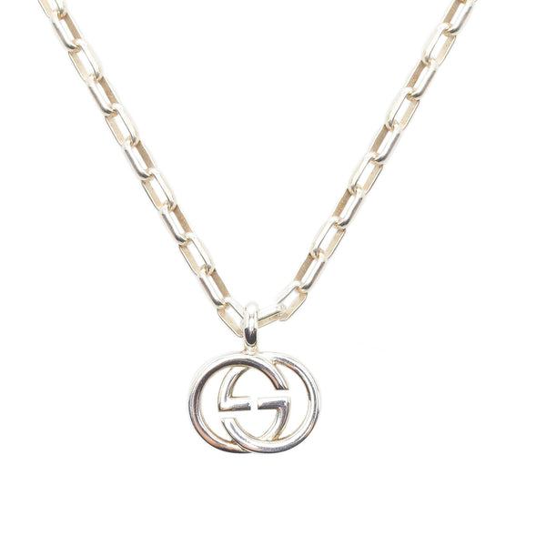 Gucci Interlocking G Pendant Necklace (SHG-CQfgpV)