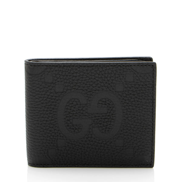 Gucci Jumbo GG Embossed Leather Bifold Wallet (SHF-mmlHGv)