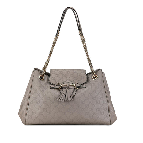 Gucci Large Guccissima Emily Chain Shoulder Bag (SHG-VmldJQ)