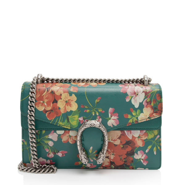 Gucci Leather Blooms Dionysus Small Shoulder Bag (SHF-eCnDiD)