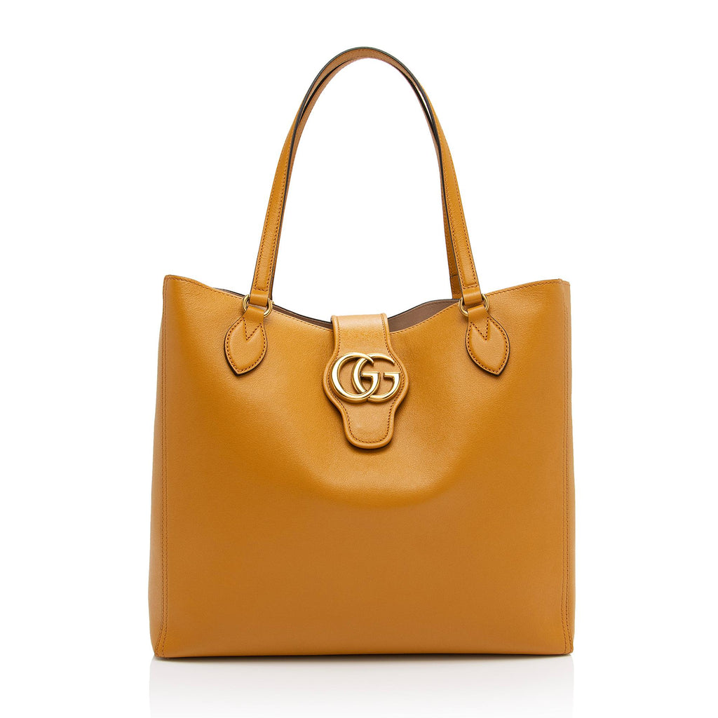 Gucci Soho Cellarius Leather Tote Bag (SHG-33547) – LuxeDH