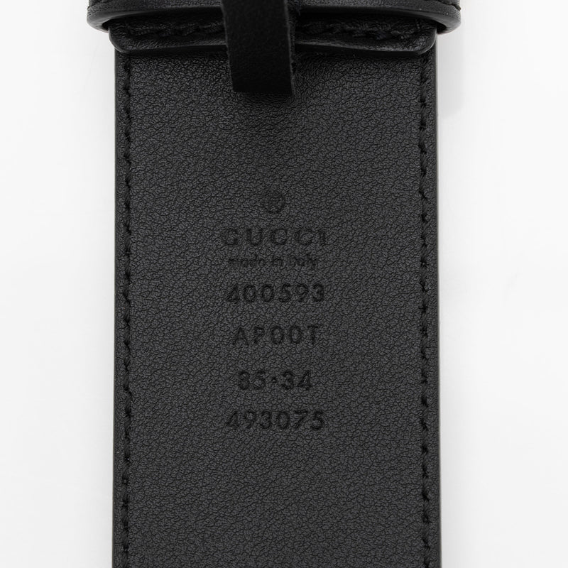 Gucci Leather GG Marmont Belt - Size 34 / 85 (SHF-0lELMS)