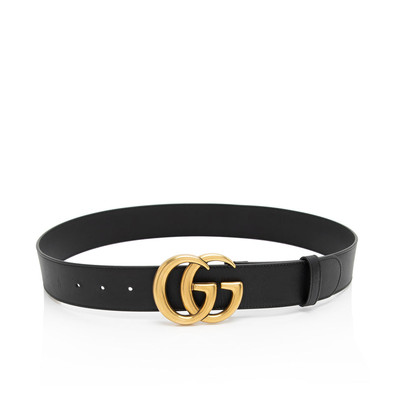 Gucci Leather GG Marmont Belt - Size 34 / 85 (SHF-0lELMS)