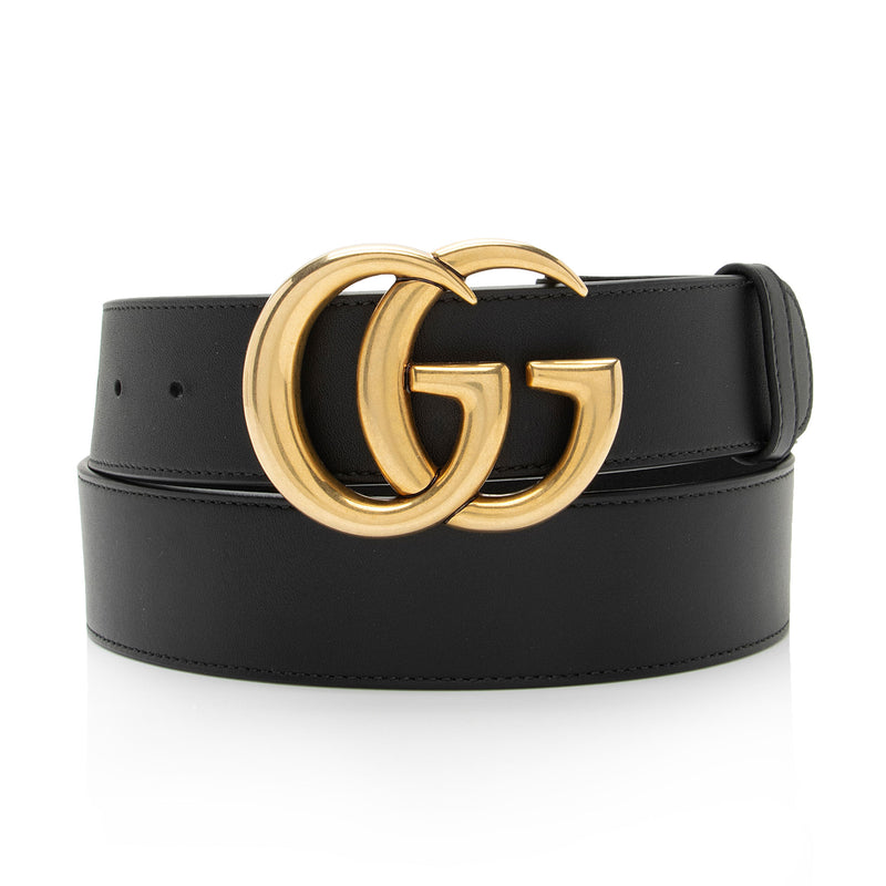 Gucci Leather GG Marmont Belt - Size 38 / 95 (SHF-Ghk80h) – LuxeDH