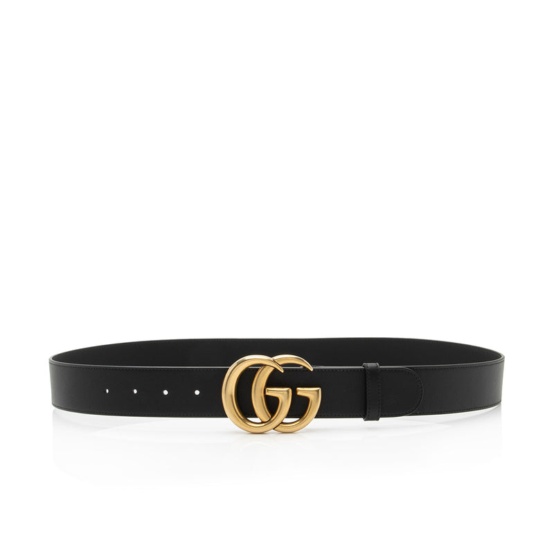 Gucci Leather GG Marmont Belt - Size 38 / 95 (SHF-Ghk80h) – LuxeDH