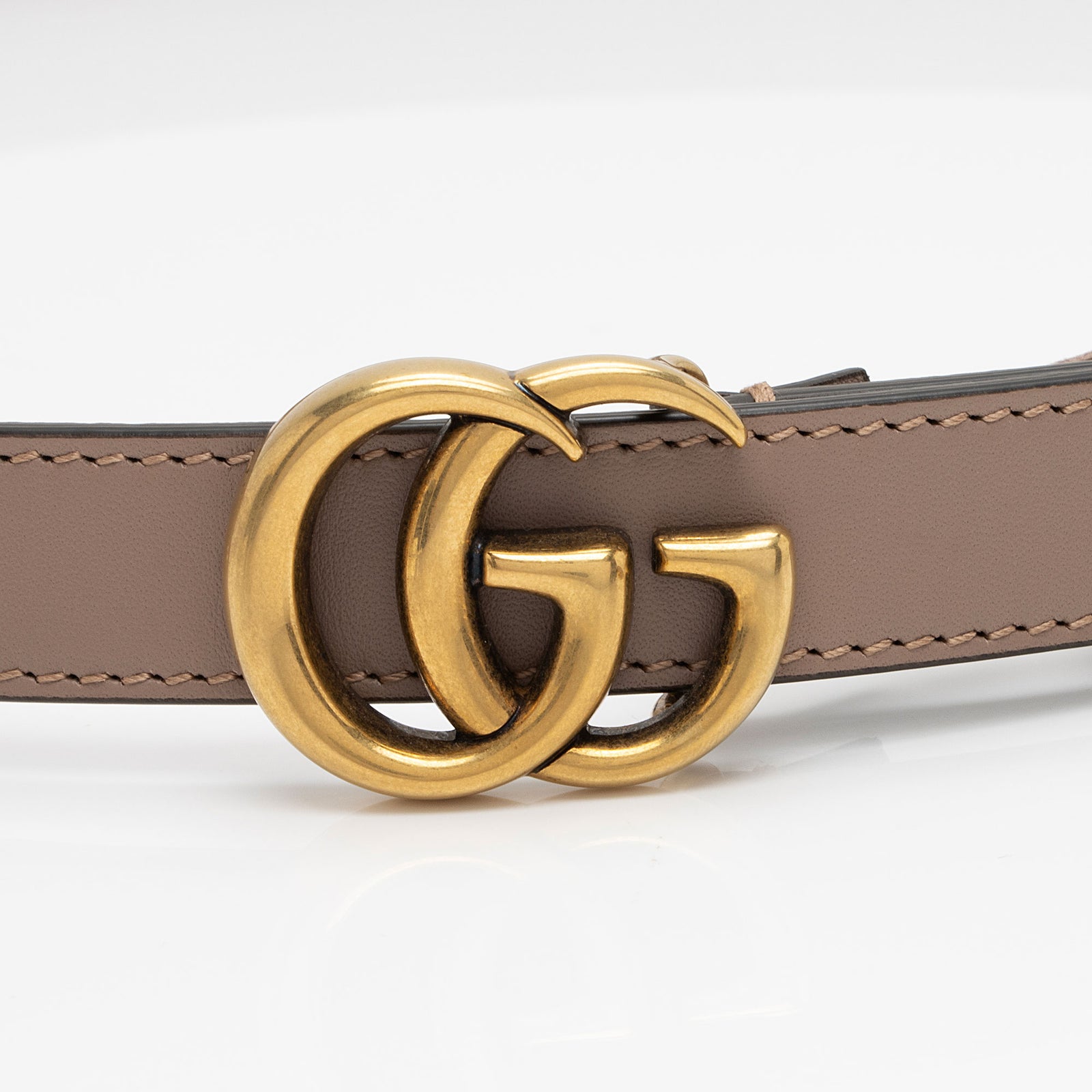 Gucci Leather GG Marmont Slim Belt - Size 36 / 92 (SHF-Y5JG9e) – LuxeDH