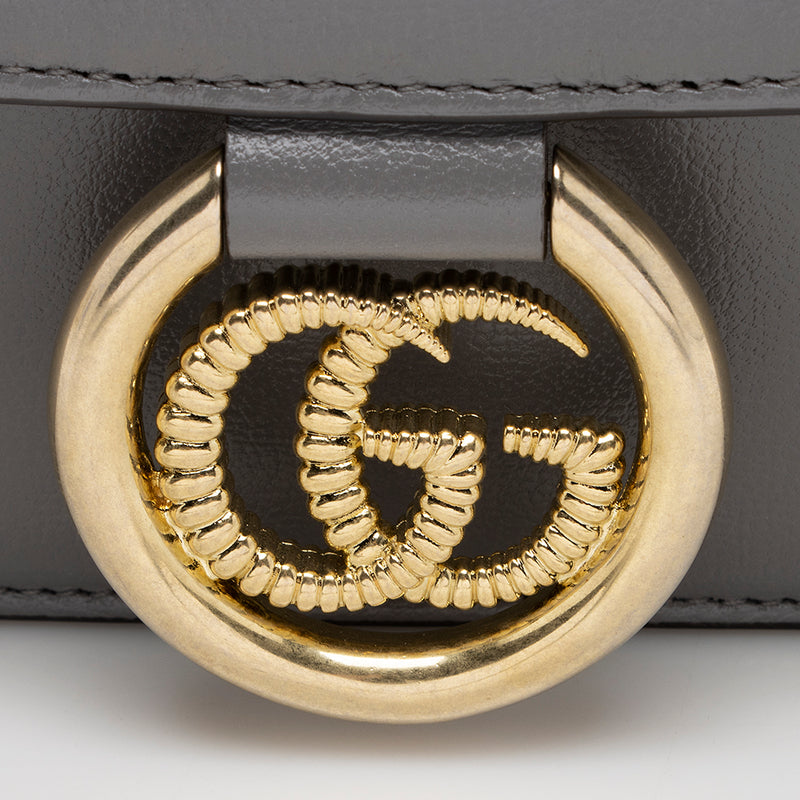 Gucci Leather GG Ring Small Shoulder Bag (SHF-13359)