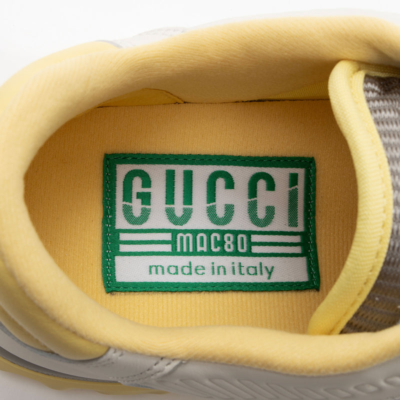 Gucci Leather Mac80 Sneakers - Size 8.5 / 38.5 (SHF-YjjZPe)