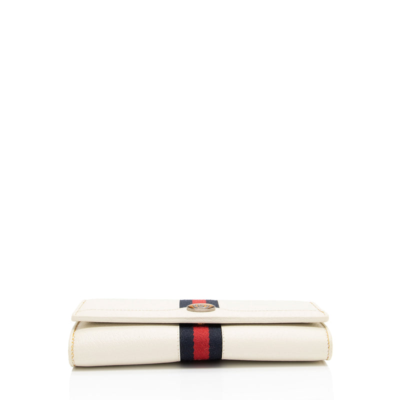 Gucci ophidia best sale leather chain wallet