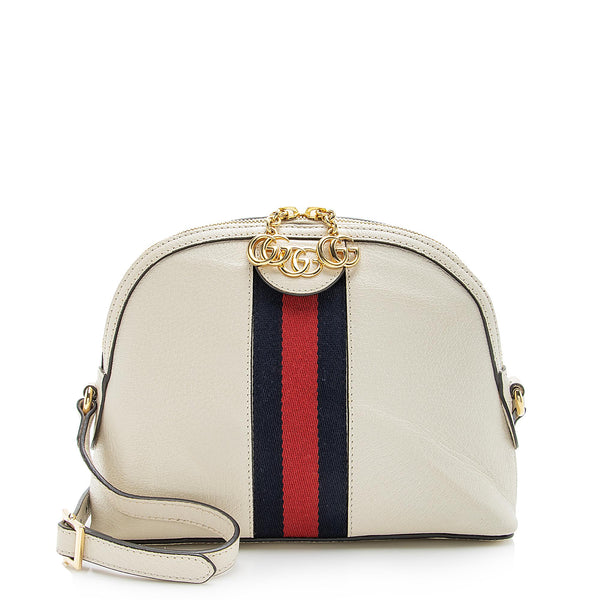 Gucci Leather Ophidia Dome Small Shoulder Bag (SHF-22605)