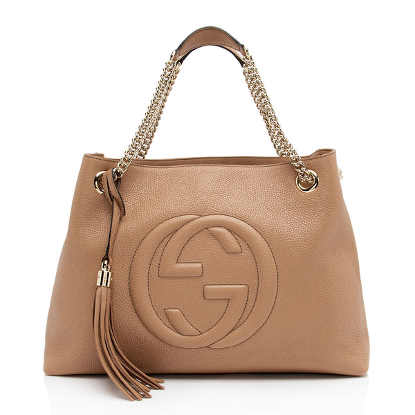 Gucci Leather Soho Medium Shoulder Bag (SHF-1JTOE4)