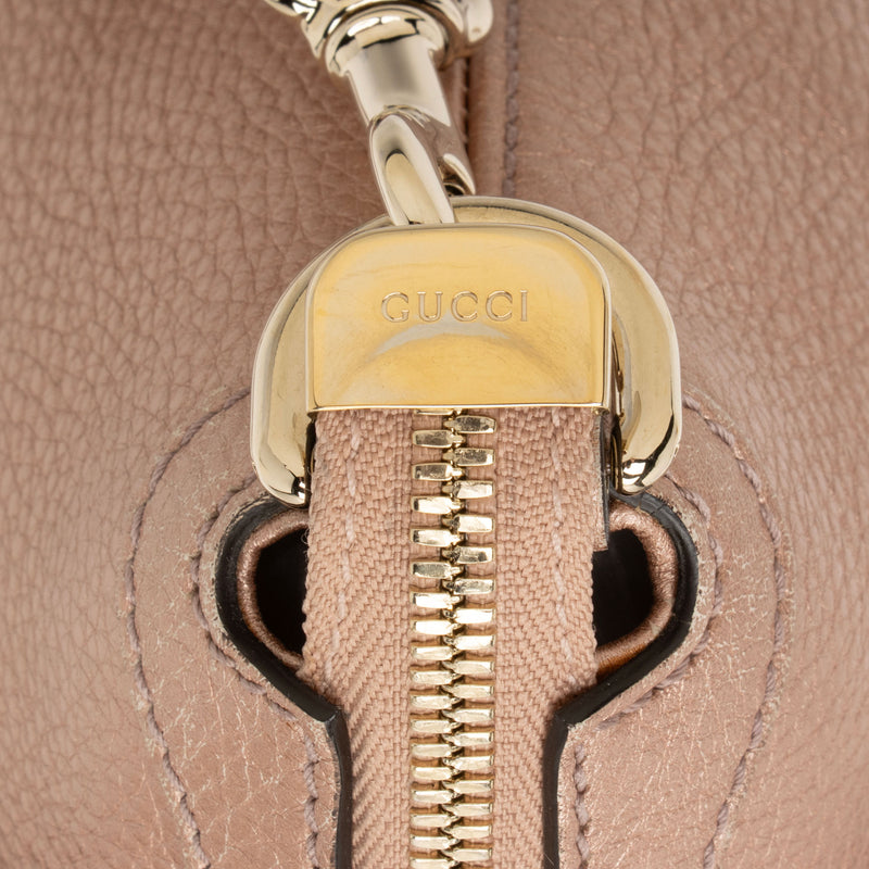 Gucci Metallic Leather Soho Top Handle (SHF-Uec4UG)