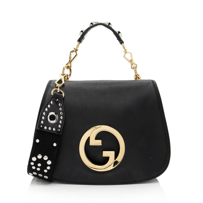 Gucci Blondie large tote bag in black leather