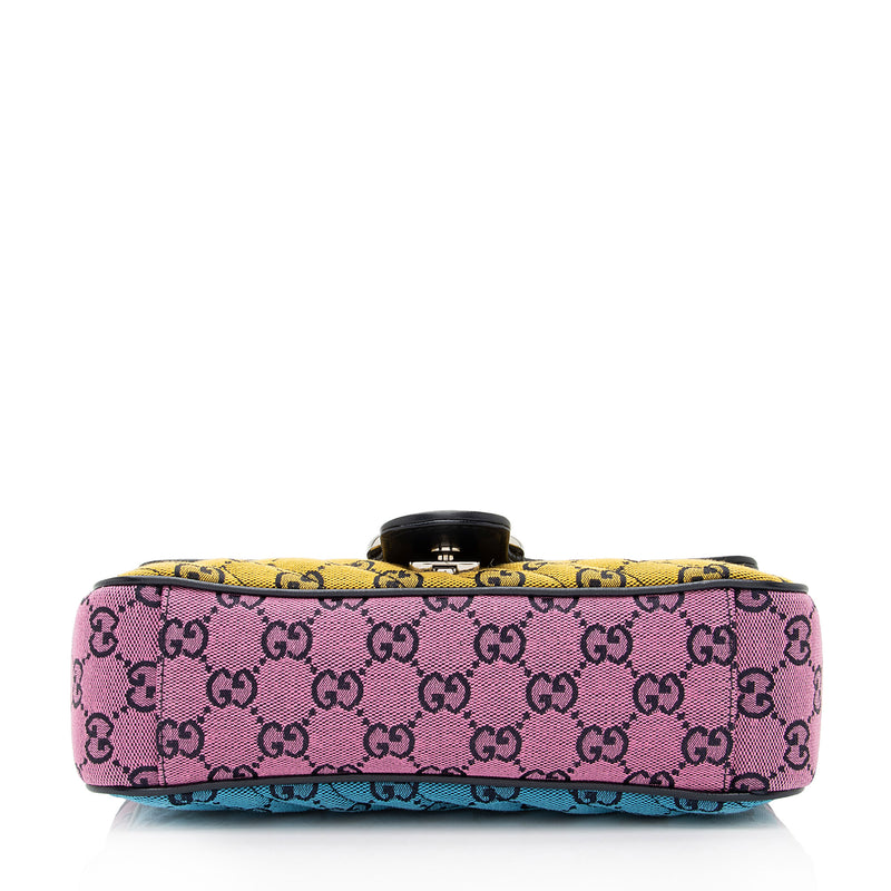 Gucci Multicolor Matelasse GG Canvas Marmont Small Shoulder Flap Bag ( –  LuxeDH