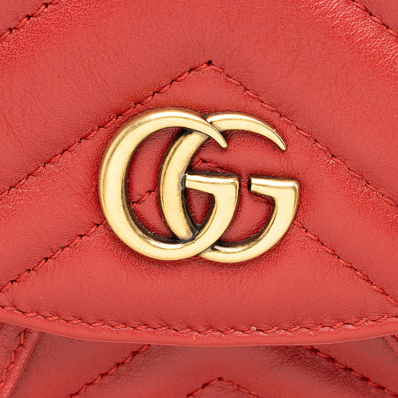 Gucci Matelasse Leather GG Marmont Mini Backpack (SHF-19948)